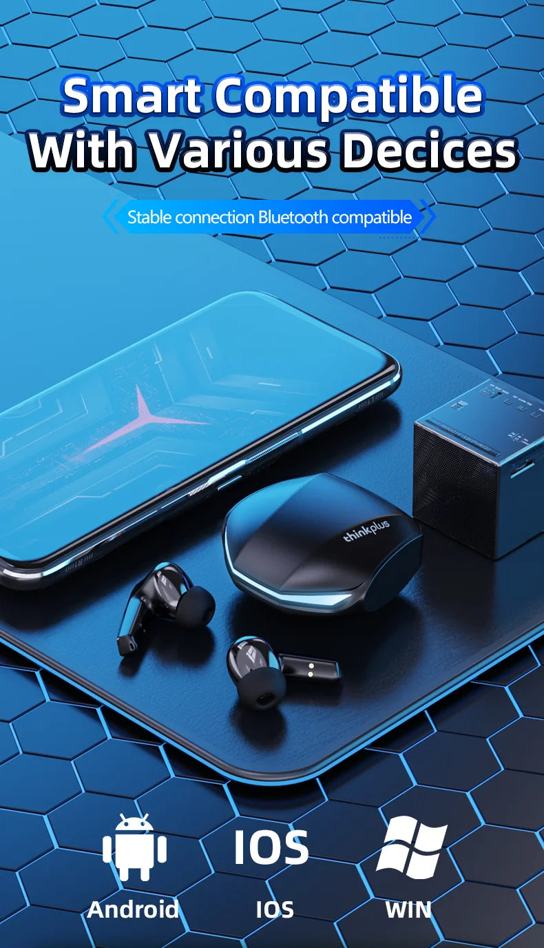 Lenovo-GM2 Pro 5.3 fone de ouvido Bluetooth